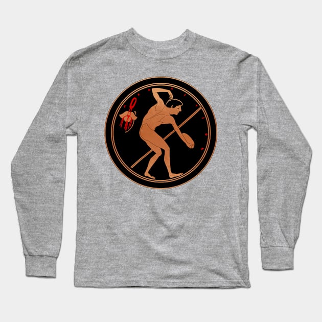 Discobolus 110 Long Sleeve T-Shirt by Mosaicblues